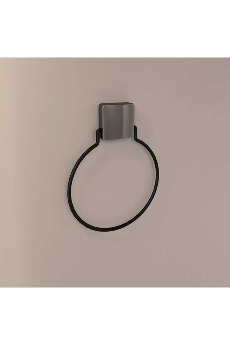 DECOREV HAVLULUK DC-5059 SİYAH YUVARLAK