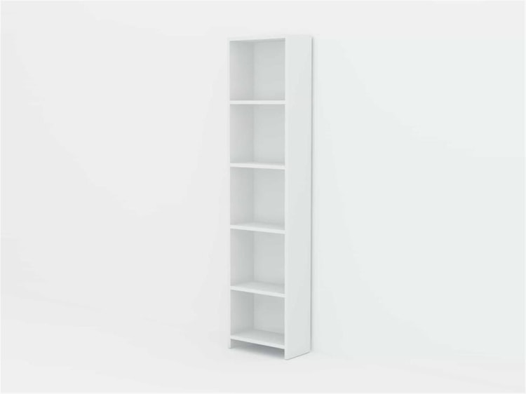 Dekorister Cansu D 5 Raflı Kitaplık Beyaz