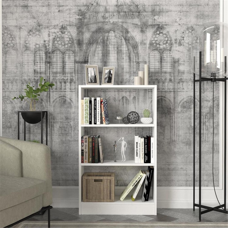 Dekorister Cella Kitaplık Beyaz