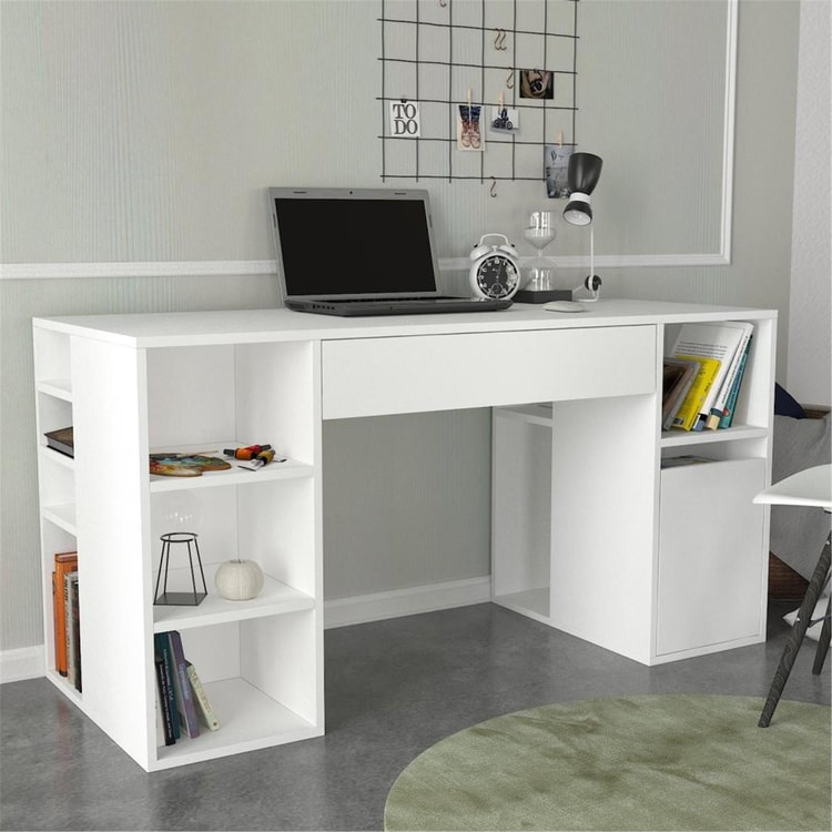 Dekorister Diamond Çalışma Masası Beyaz