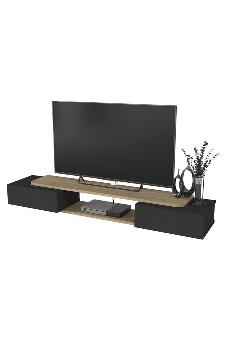Dekorister Glint Tv Sehpası Antrasit - Rota 150 cm