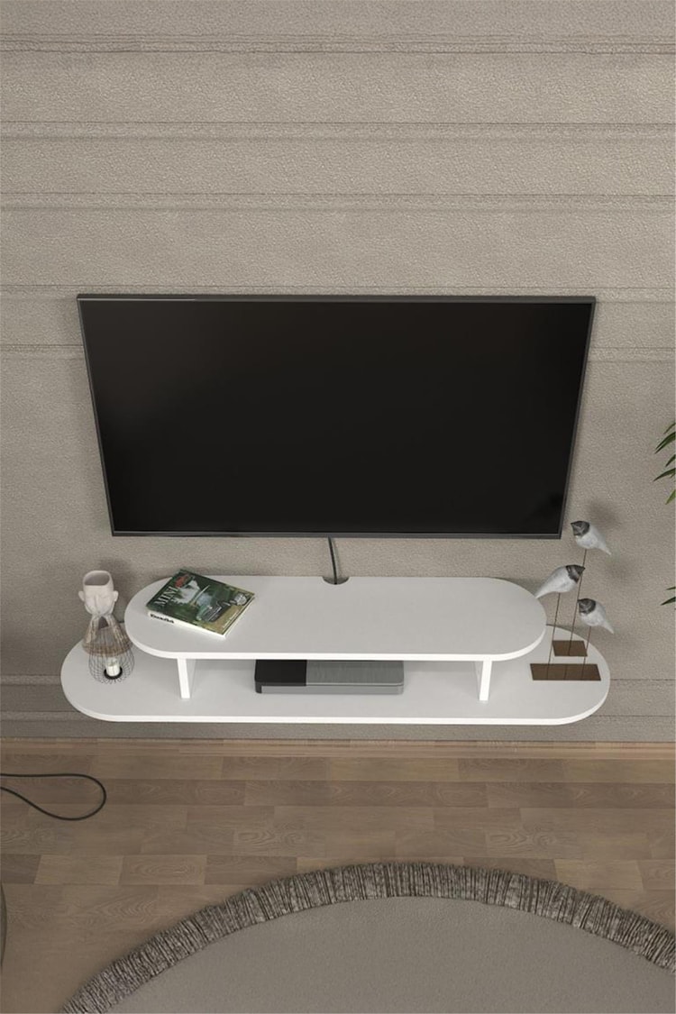 Dekorister Koza Tv Sehpası Beyaz 120 cm