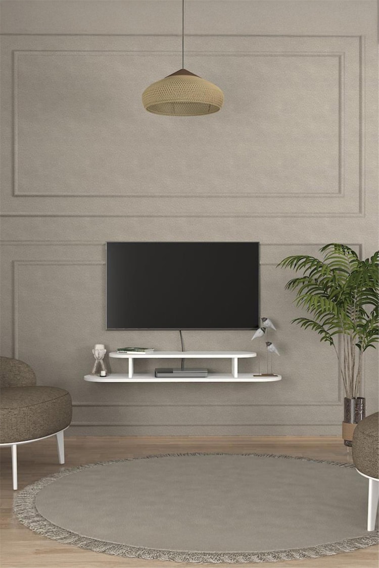 Dekorister Koza Tv Sehpası Beyaz 120 cm