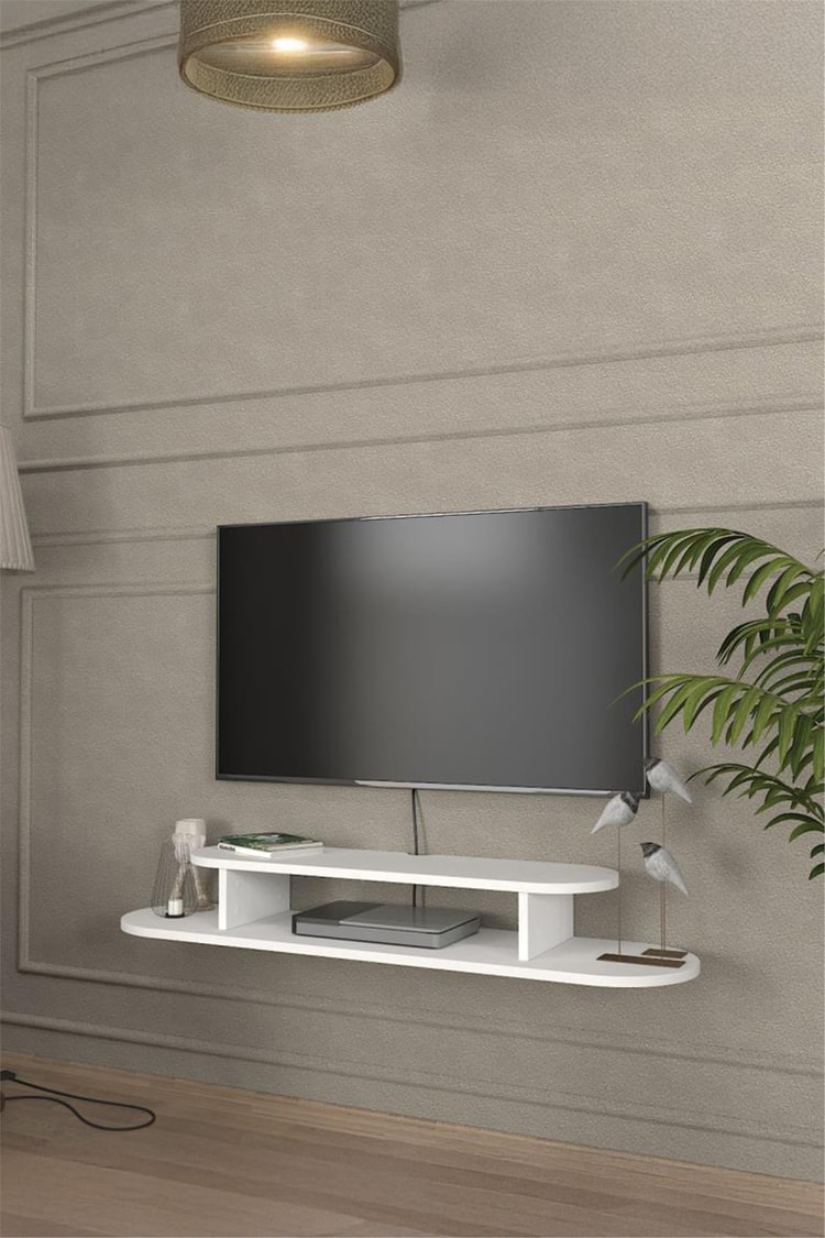 Dekorister Koza Tv Sehpası Beyaz 120 cm