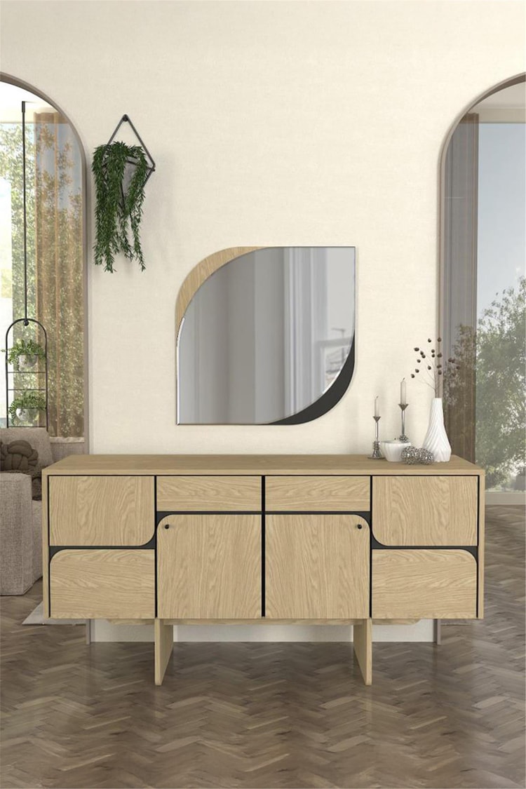 Dekorister Lava Konsol Rota - Antrasit 150cm