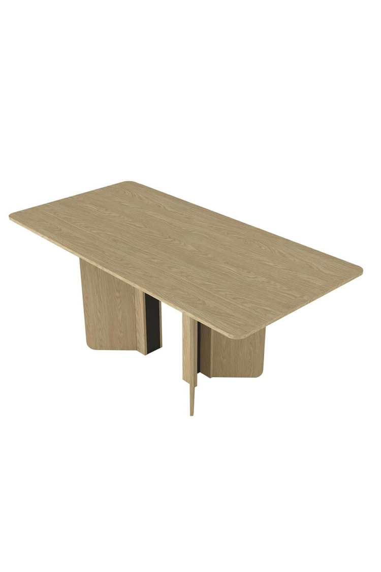 Dekorister Lava Yemek Masası Rota - Antrasit 180cm