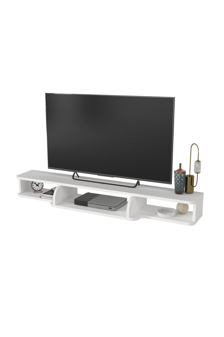 Dekorister Leppo Tv Sehpası Beyaz 135 cm