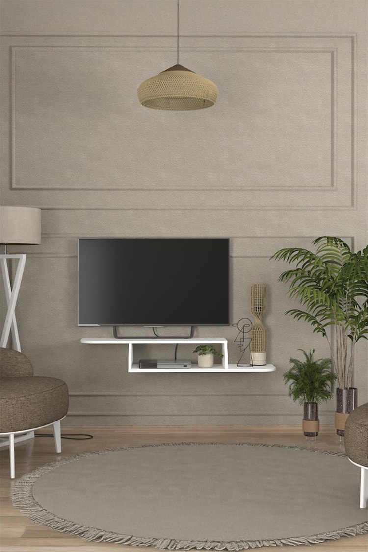 Dekorister Macros Tv Sehpası Beyaz 120 cm