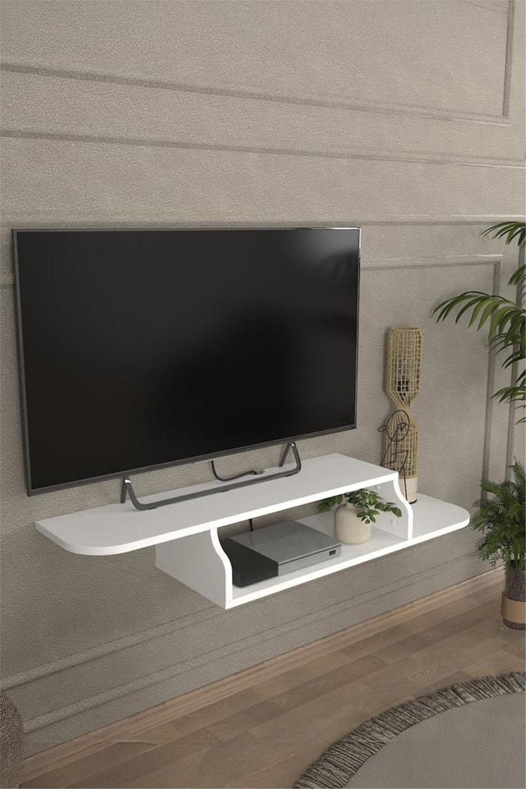 Dekorister Macros Tv Sehpası Beyaz 120 cm