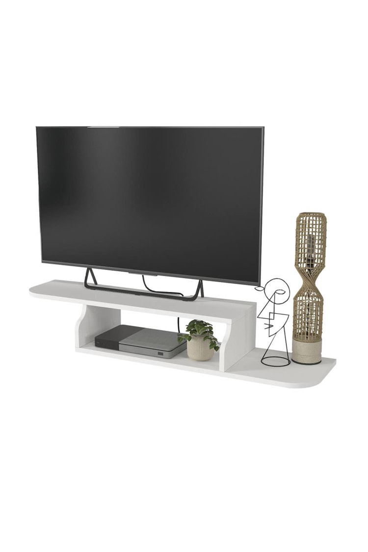 Dekorister Macros Tv Sehpası Beyaz 120 cm