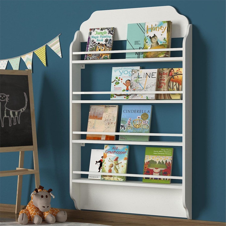 Dekorister Montessori Kitaplık Beyaz