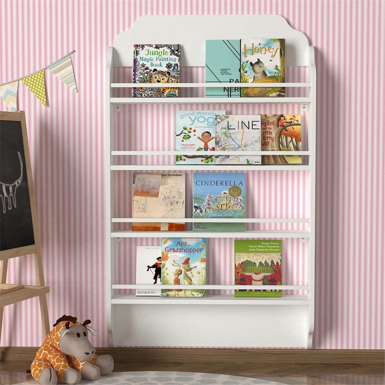 Dekorister Montessori Kitaplık Beyaz