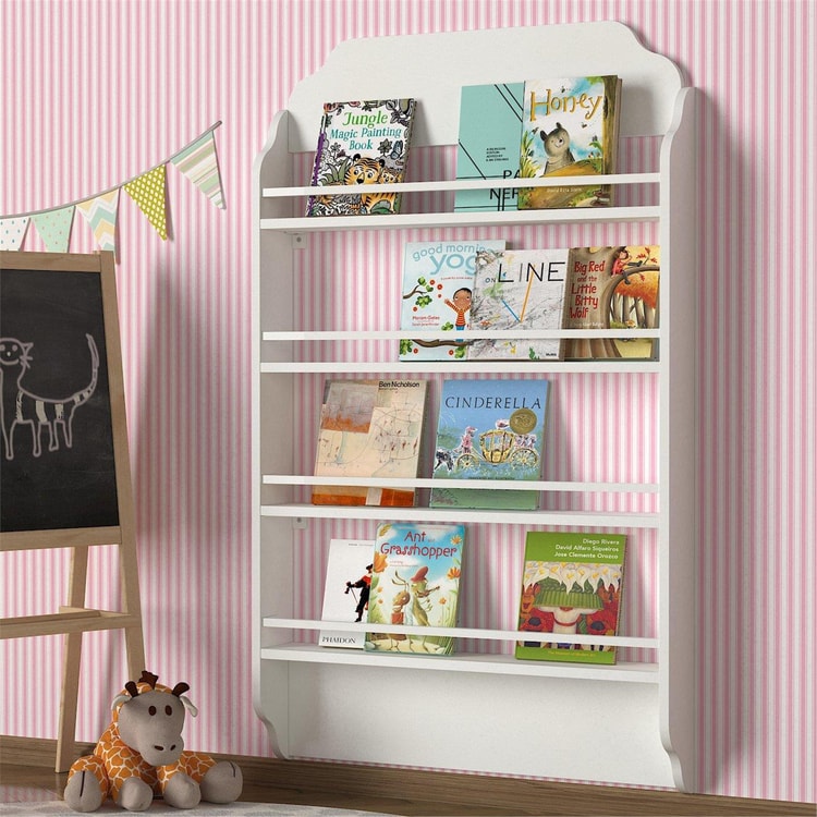 Dekorister Montessori Kitaplık Beyaz