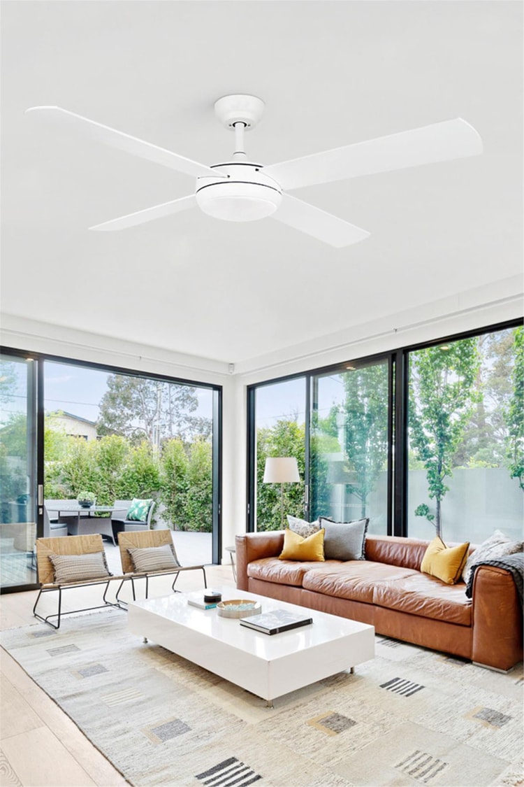 DLC Levante Led Tavan Vantilatörü Beyaz 122 Cm (DCF-W986B)