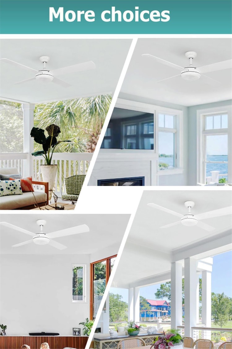 DLC Levante Led Tavan Vantilatörü Beyaz 122 Cm (DCF-W986B)
