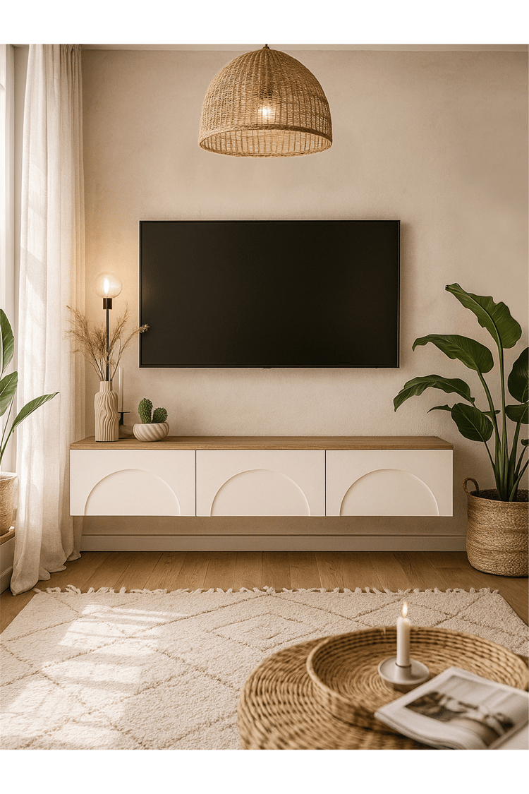 Dorpek Bono TV Ünitesi 150 cm – Minimalist, Modern ve Bohem Tv Ünitesi - Kolay Kurulum Salon Mobilyası