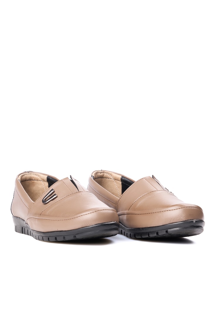Edik 137Mt Vizon Kadın Comfort Ayakkabı
