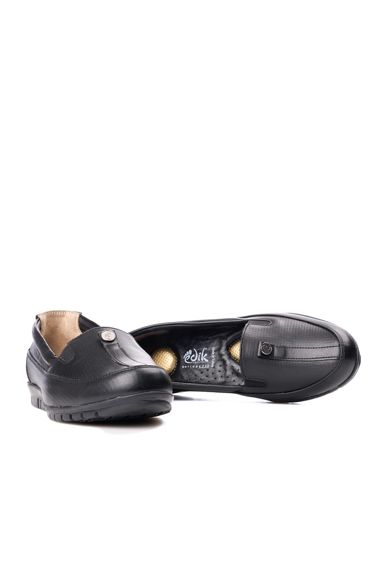 Edik M184 Siyah Kadın Comfort Ayakkabı