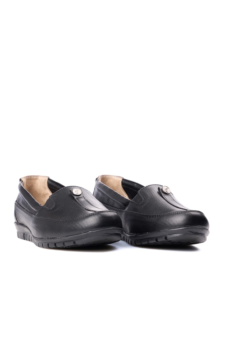 Edik M184 Siyah Kadın Comfort Ayakkabı