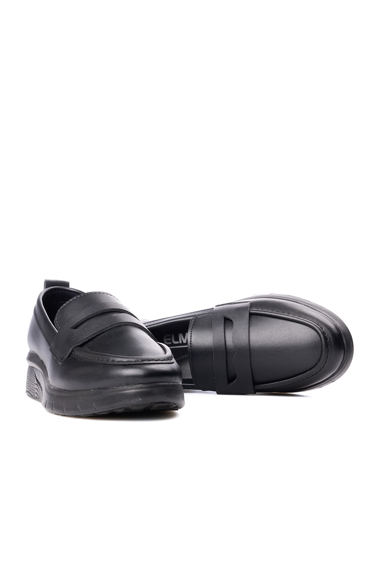 Elmisa 058 Siyah Kadın Loafer Ayakkabı