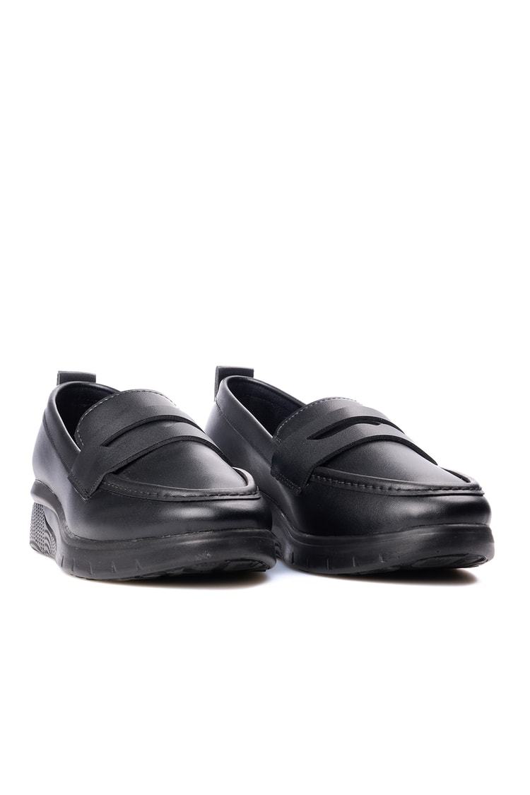 Elmisa 058 Siyah Kadın Loafer Ayakkabı