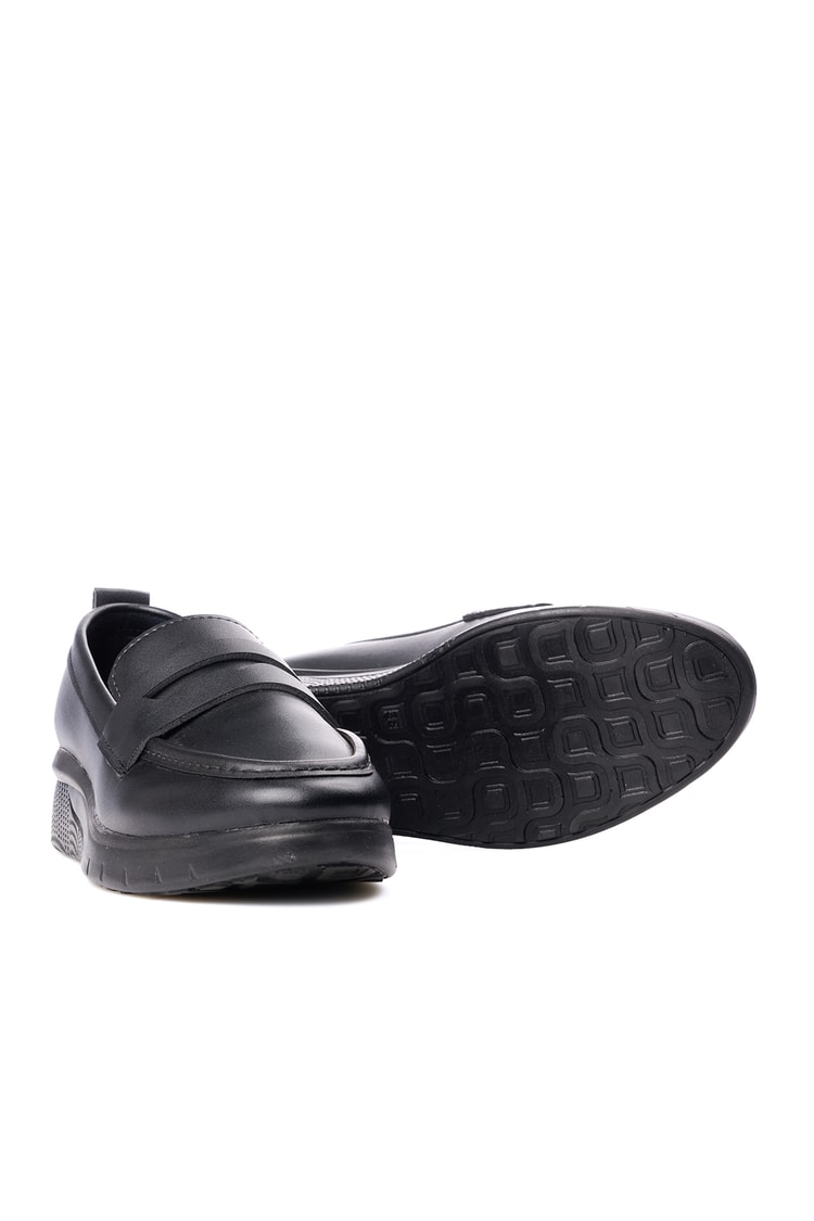 Elmisa 058 Siyah Kadın Loafer Ayakkabı
