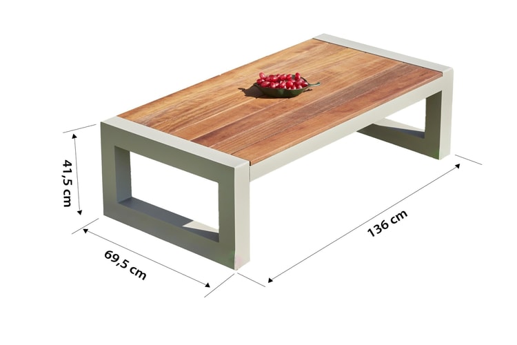 Erinöz Larix Alüminyum Bahçe Oturma Grubu