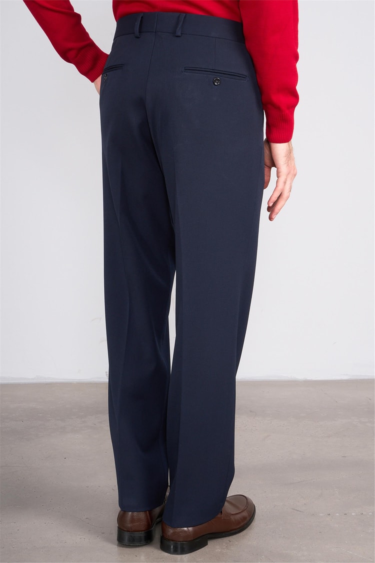Erpant 12 Lacivert Erkek Flanel Regular Pantolon