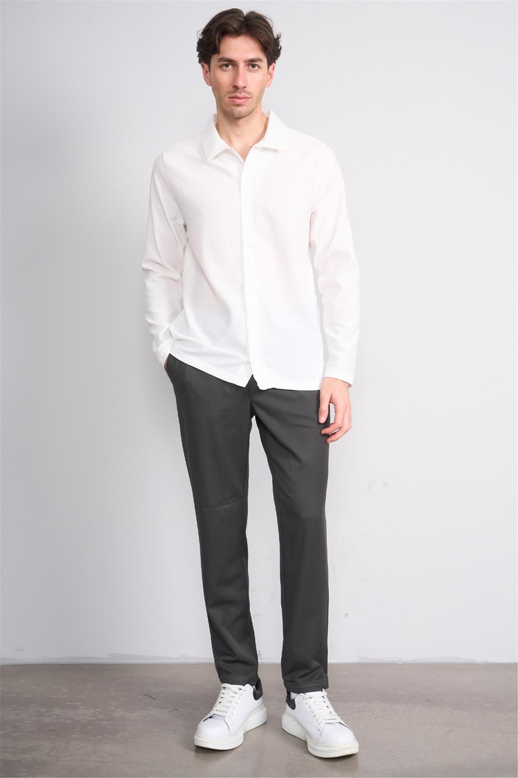 Erpant 13 Füme Erkek Gabardin Jogger Pantolon