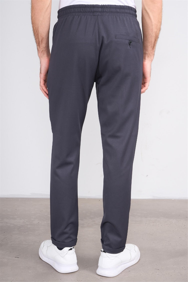 Erpant 13 Gri Erkek Gabardin Jogger Pantolon