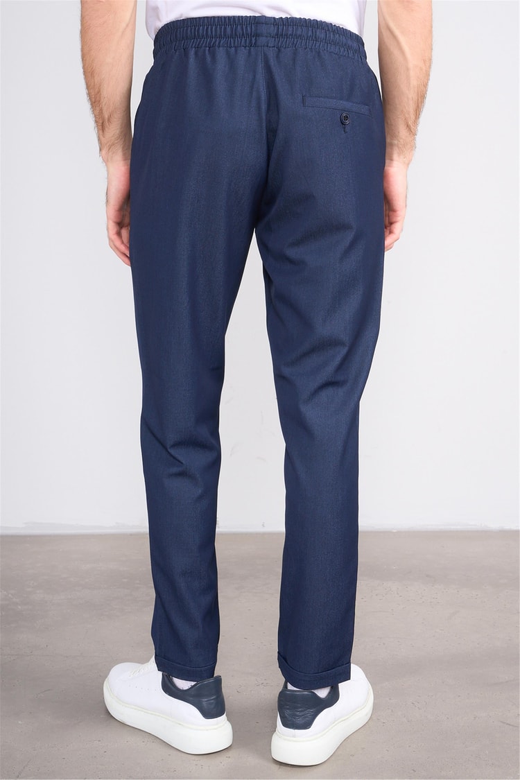 Erpant 15 Lacivert Erkek Melborn Jogger Poliviskon Pantolon