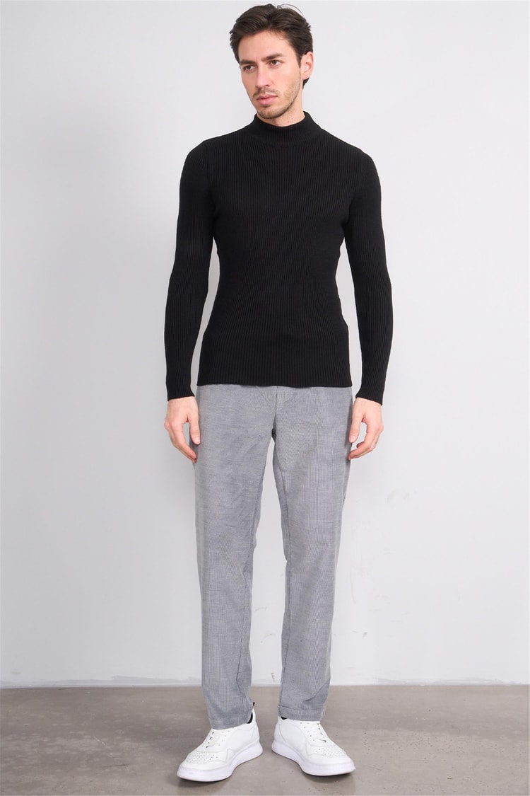 Erpant Normal Kalıp Gri Jogger Pantolon