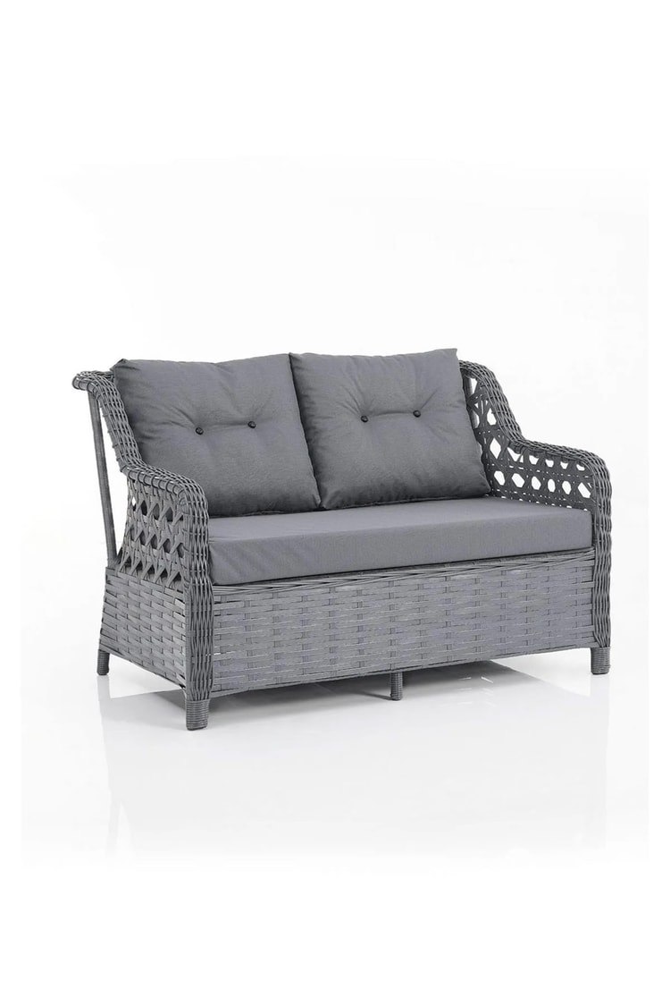 Evdemo Eren Rattan Bahçe Balkon Takımı 2+1+1 Antrasit