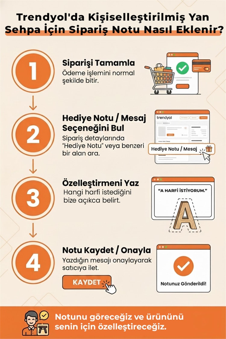 Eymense Alfa Kişiselleştirilebilir Yan Sehpa Ceviz