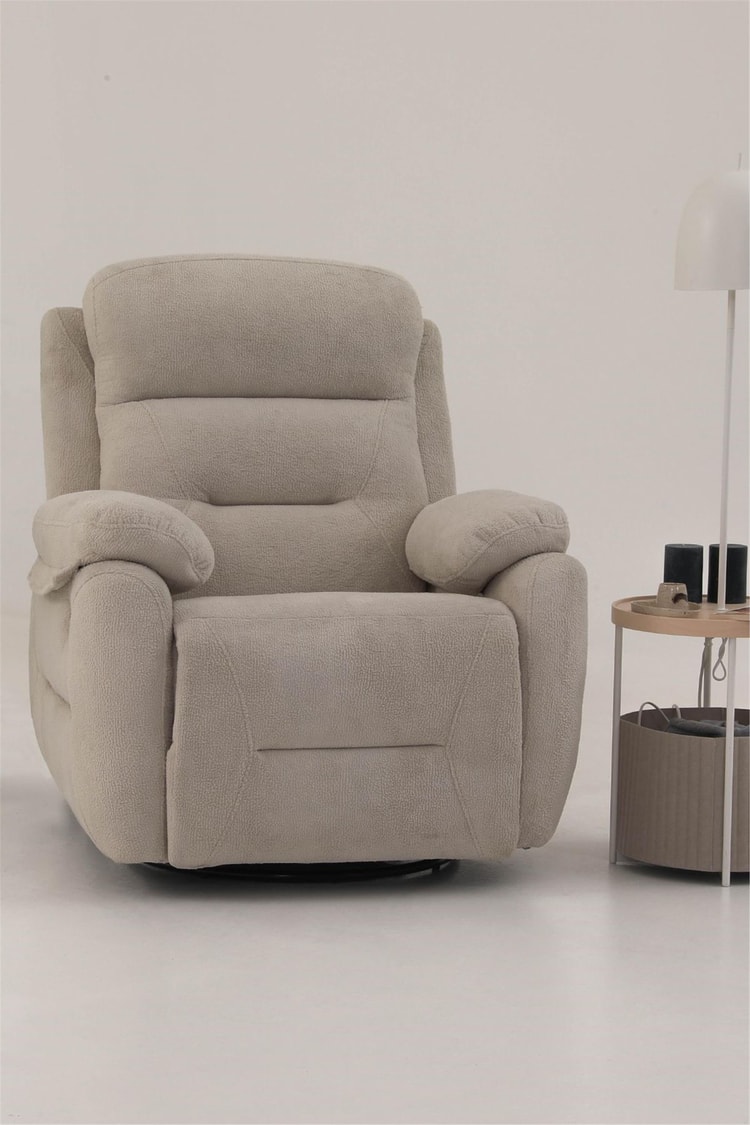 Eymense Comfort Elektrik Mekanizmalı TV Baba Koltuğu Krem