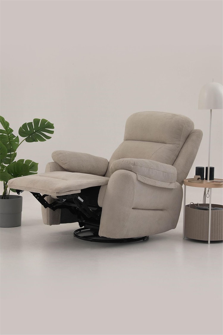 Eymense Comfort Elektrik Mekanizmalı TV Baba Koltuğu Krem