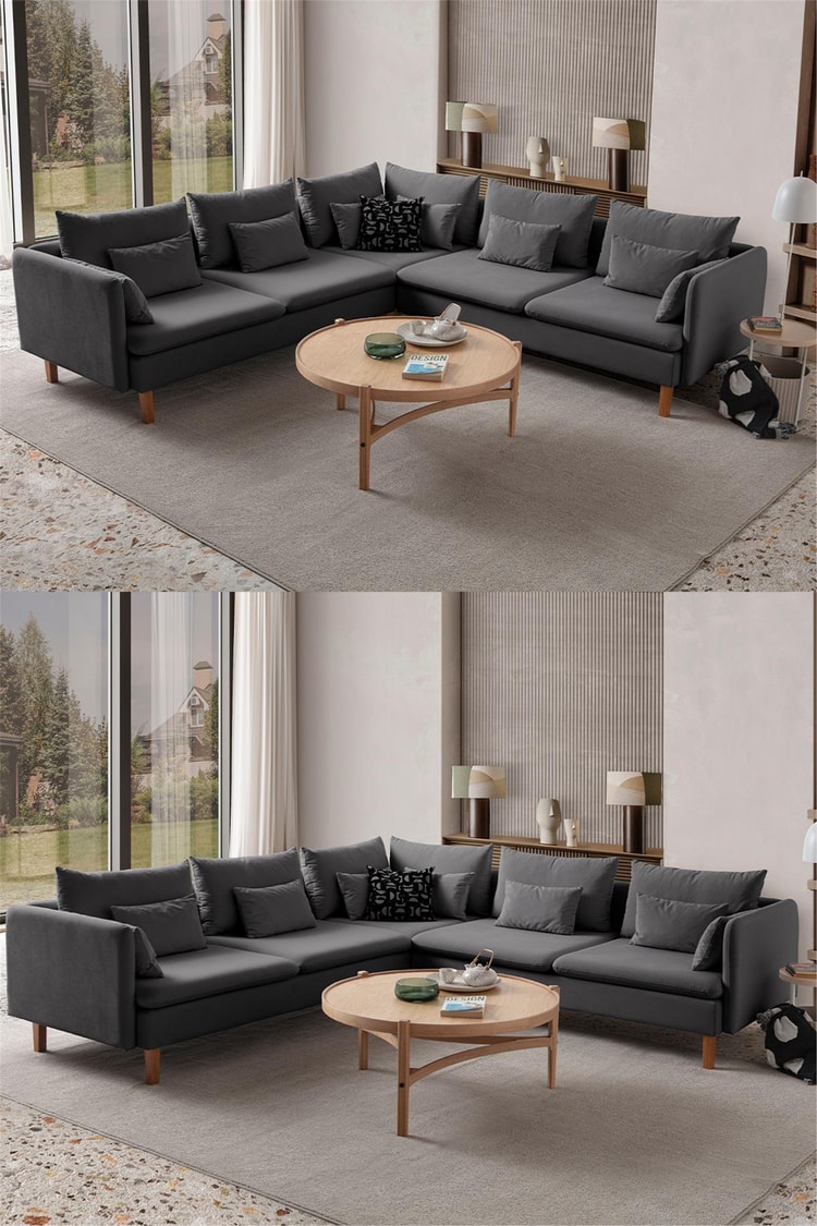 Eymense Flexy L Köşe Takımı Antrasit