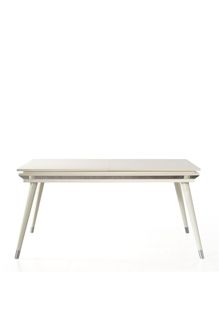 Eymense Lotus Yemek Masa Takımı Silver