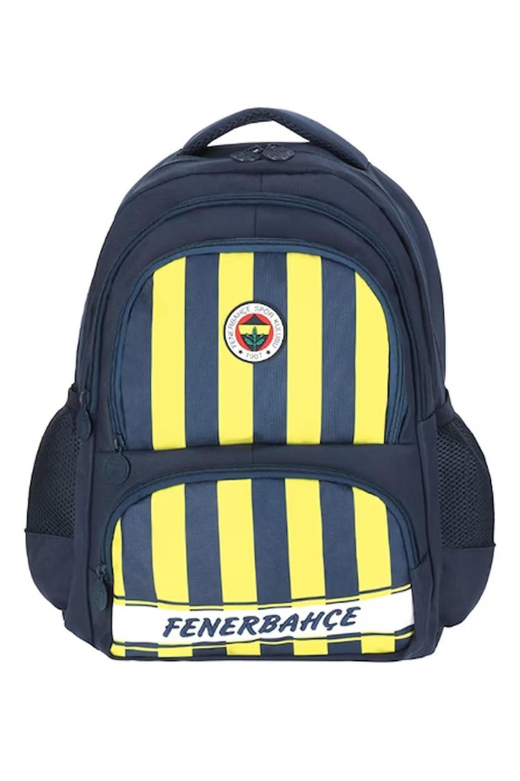 Fenerbahce 25739 Nakış Detaylı Çubuklu Okul Çantası