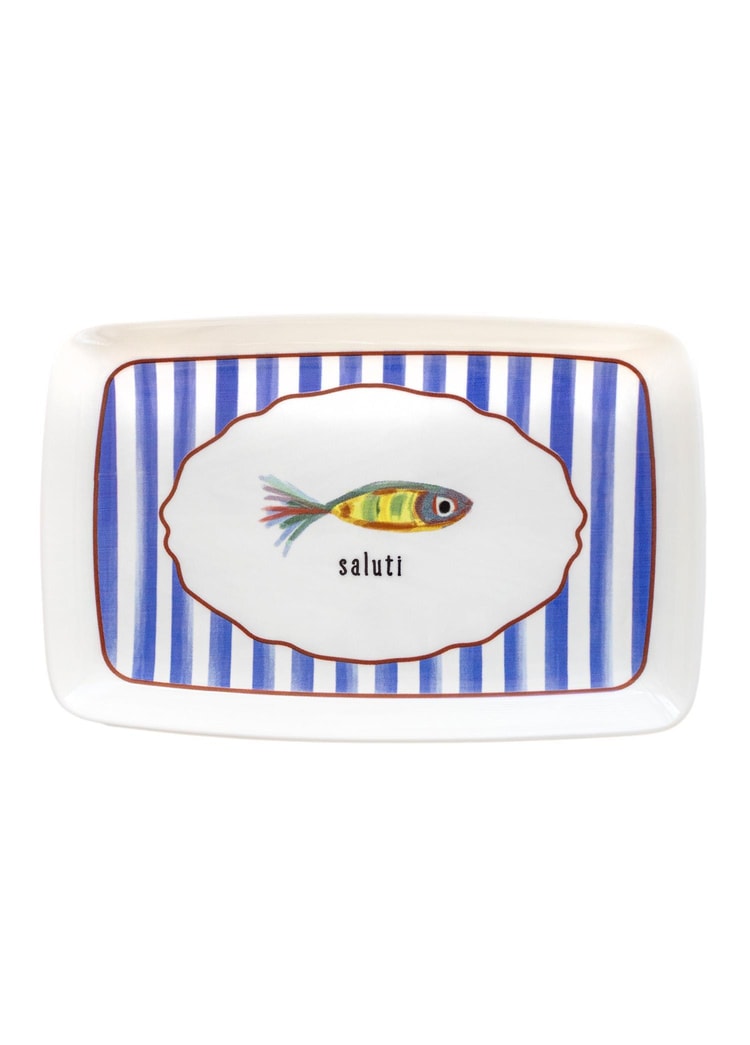 Fish Dikdörtgen Servis 34x25 cm