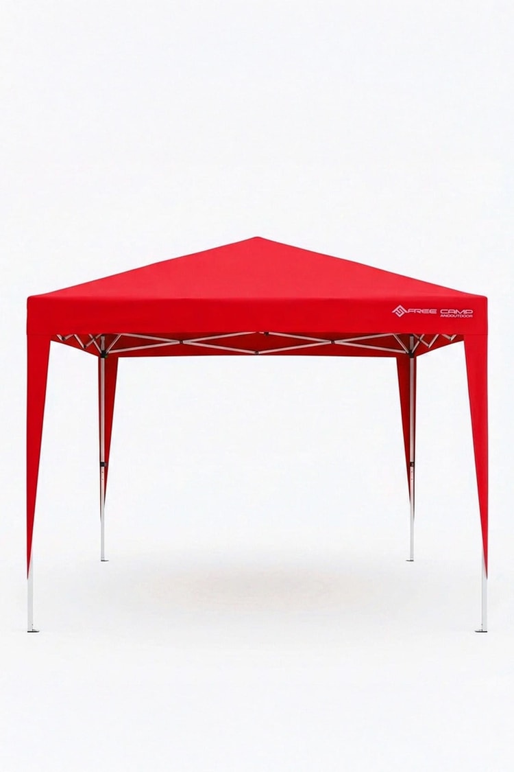 FreeCamp Sevilla AND1024 300x300cm Polyester Otomatik Tente-KIRMIZI