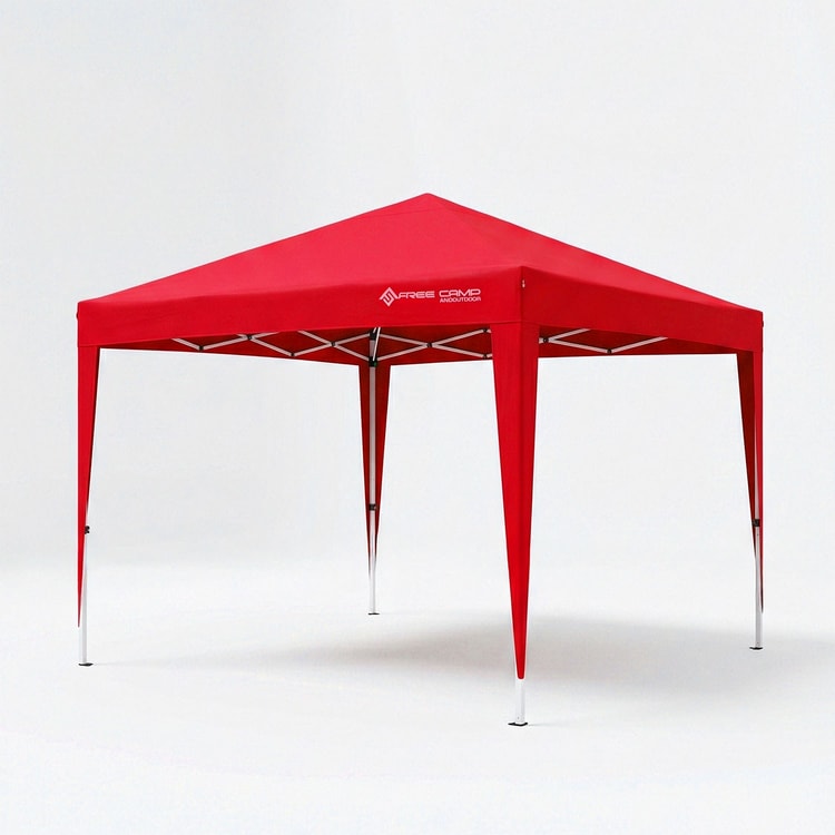 FreeCamp Sevilla AND1024 300x300cm Polyester Otomatik Tente-KIRMIZI