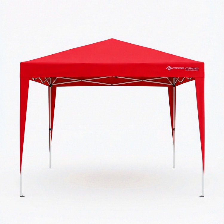 FreeCamp Sevilla AND1024 300x300cm Polyester Otomatik Tente-KIRMIZI