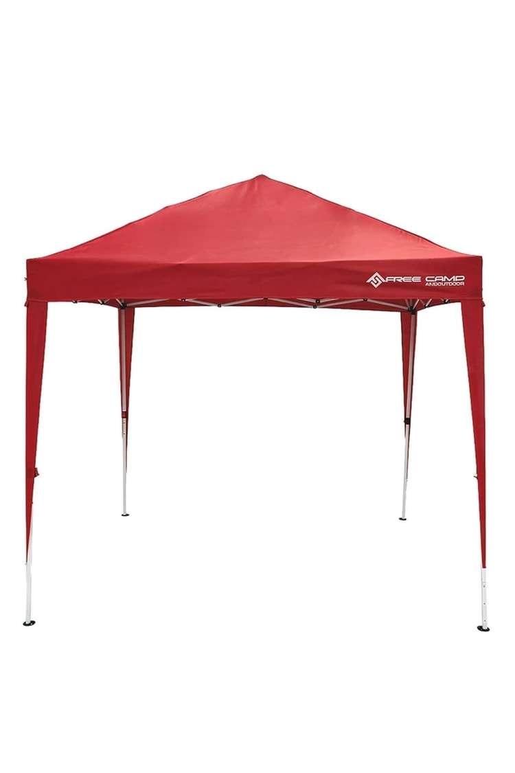 FreeCamp Soria AND1025 240x240cm Pe Otomatik Tente-KIRMIZI