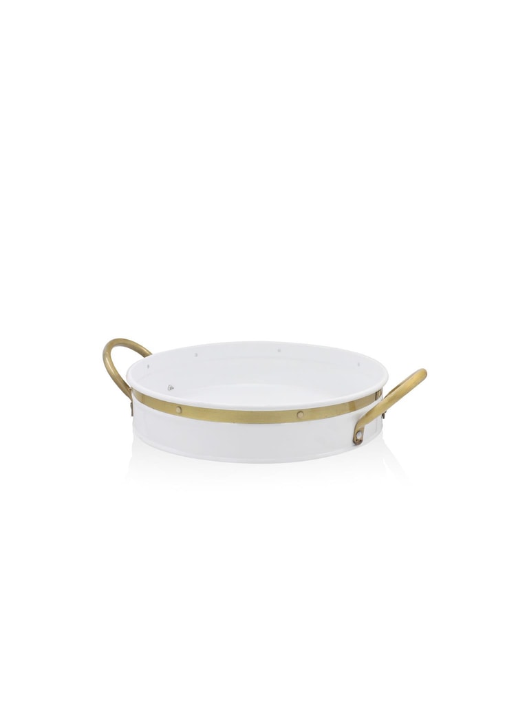 Galvin Tepsi Beyaz 30 cm