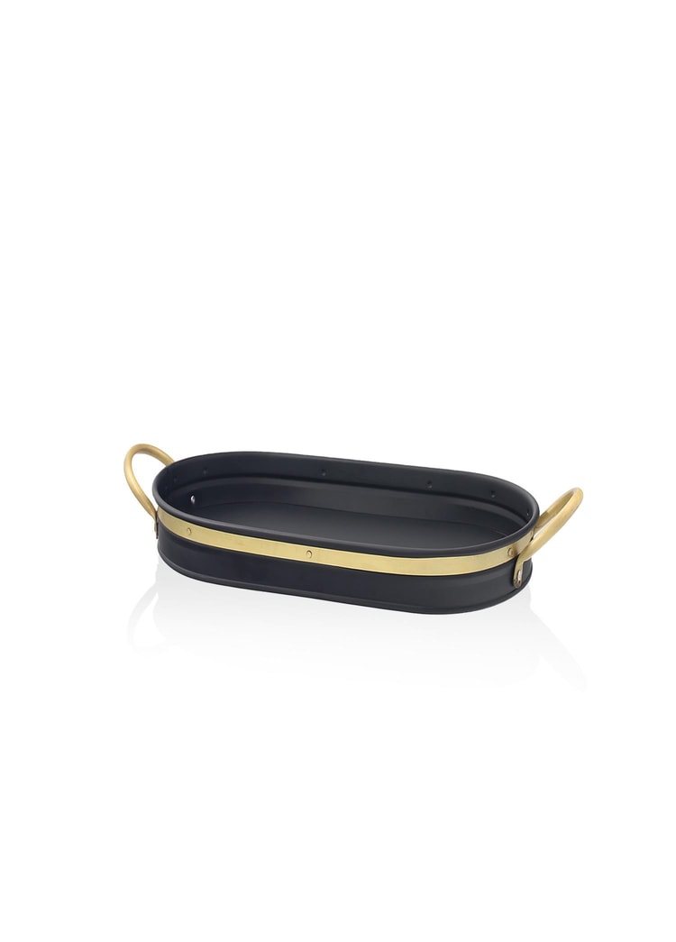 Galvin Tepsi Siyah 54x24 cm