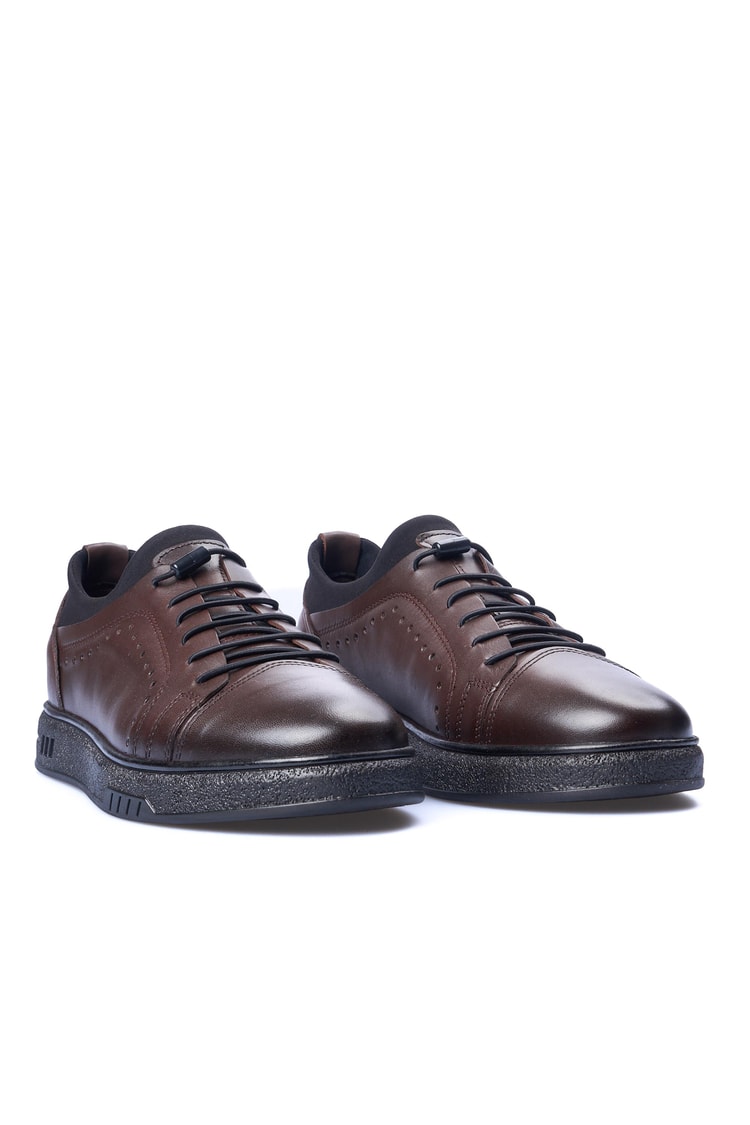 Grand Royal 030 Kahverengi Erkek Deri Casual Ayakkabı