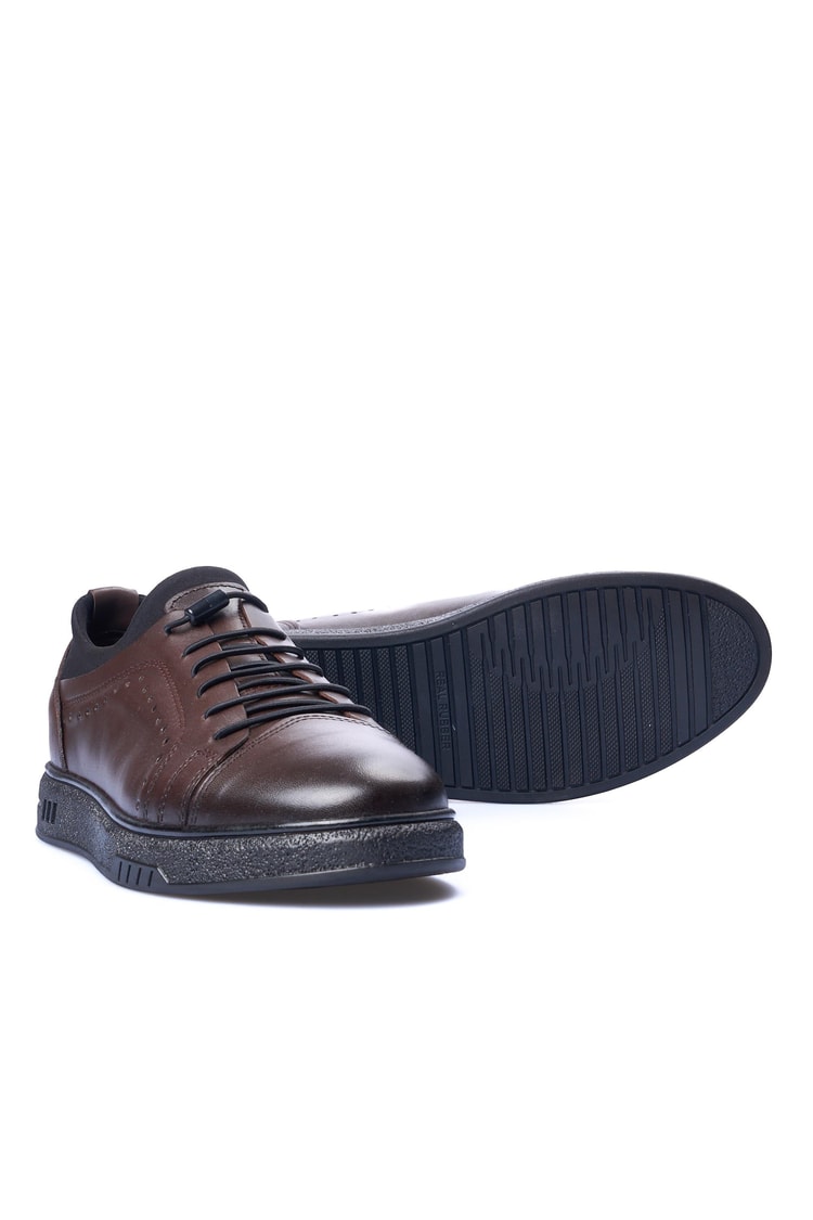 Grand Royal 030 Kahverengi Erkek Deri Casual Ayakkabı