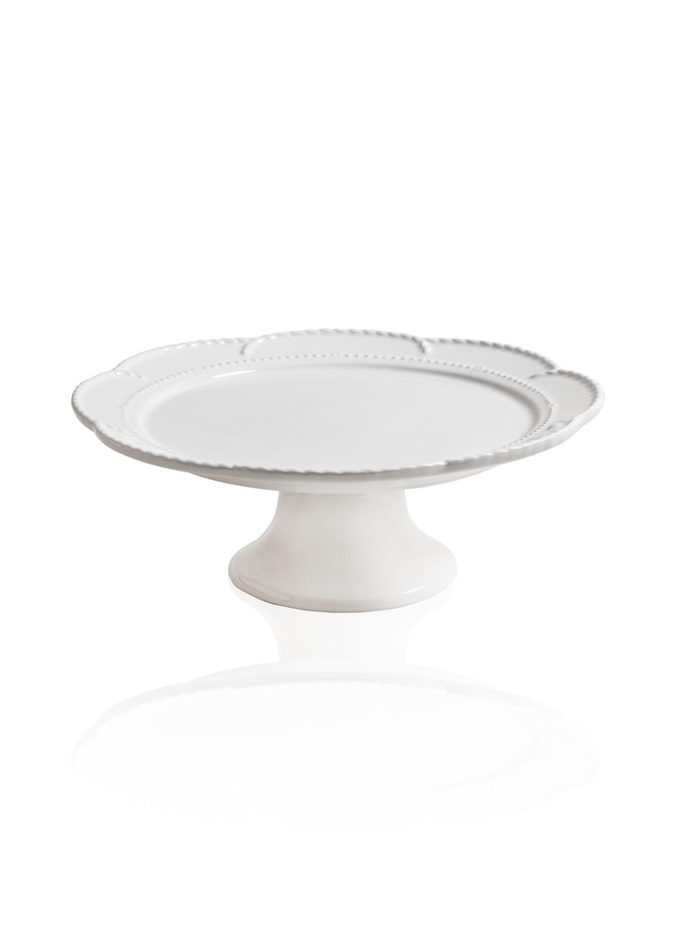 Grande Pasta Kek Standı Beyaz 31x12 cm GRD0014