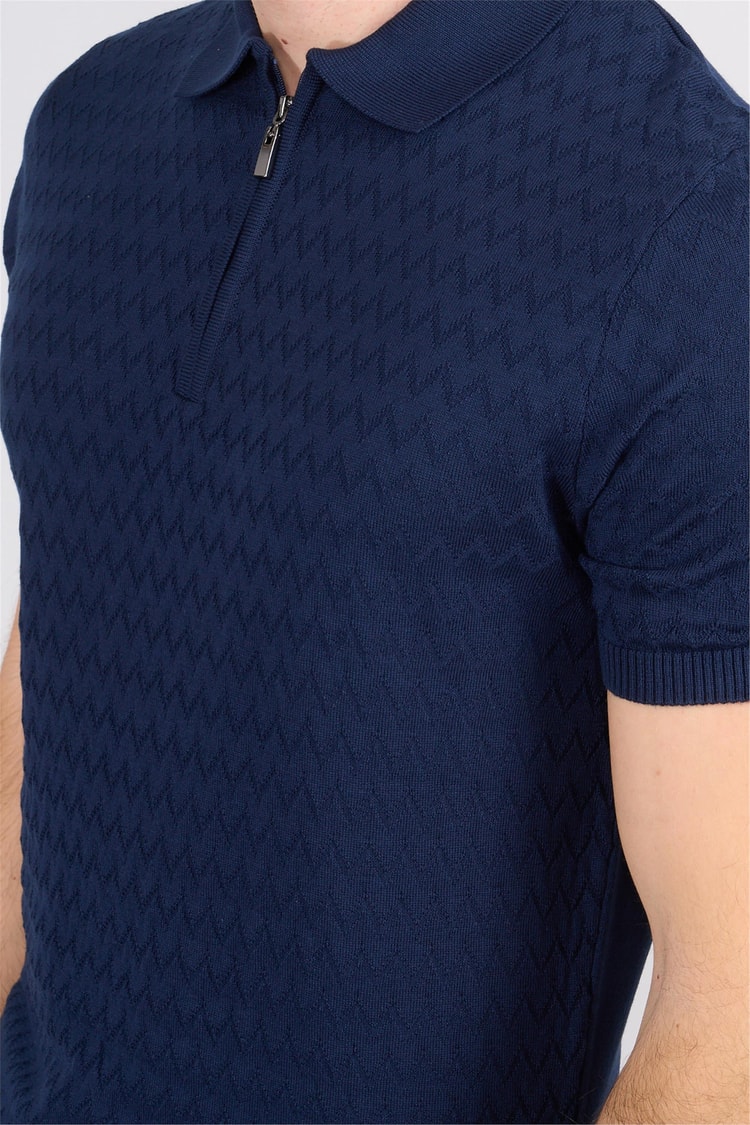 Halifaks Lacivert Erkek 39796 40 Ferm Polo Yk 20 2 Vıs Cot Tac Tek Kat Kısa Kol T-Shirt